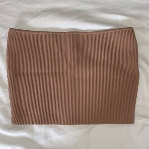 Kendall & Kylie Ribbed Tube Top